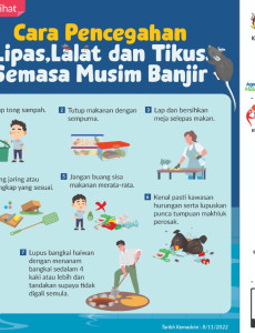 Cara Pencegahan Lipas, Lalat dan Tikus Semasa Musim Banjir